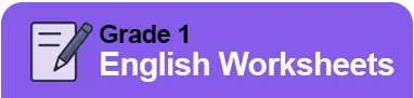 English Worksheets for Grade 1
